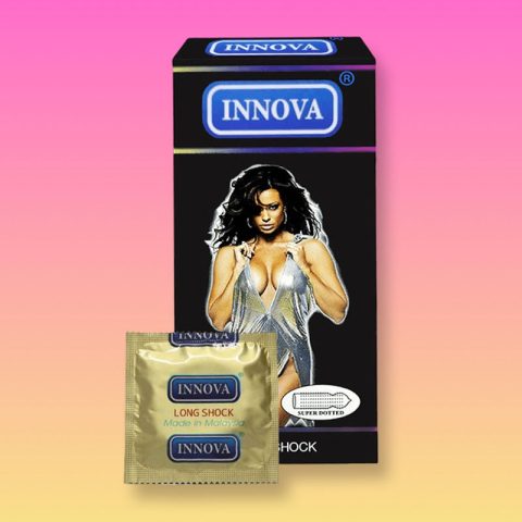 Bao cao su Innova Long Shock gai toàn thân chống xuất tinh sớm