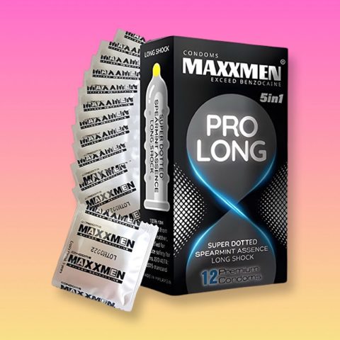 Bao cao su Maxxmen 5 in 1 Prolong gai toàn thân chống xuất tinh sớm
