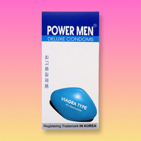 Bao cao su Powermen Viagra siêu mỏng chống xuất tinh sớm - Hộp 12c