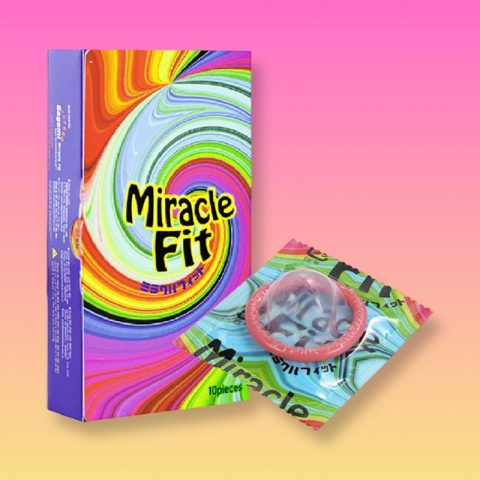 Bao cao su Sagami Miracle Fit 5D ôm sát, chống tuột - Hộp 10c