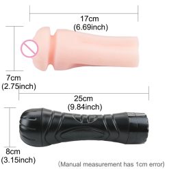 Âm đạo giả nguỵ trang đèn pin rung đa tần số - Ảnh 4