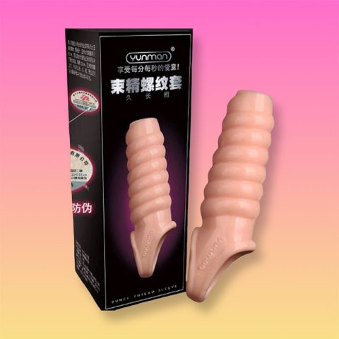 Bao cao su đôn gân xoắn ốc Yunman hở đầu