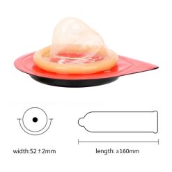 Bao cao su siêu mỏng OLO 001 đỏ ấm nóng - Ảnh 2