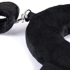 Bộ khóa tay chân có gối đầu chơi bạo dâm (Đen) - Ảnh 3