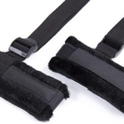 Bộ khóa tay chân có gối đầu chơi bạo dâm (Đen) - Ảnh 4
