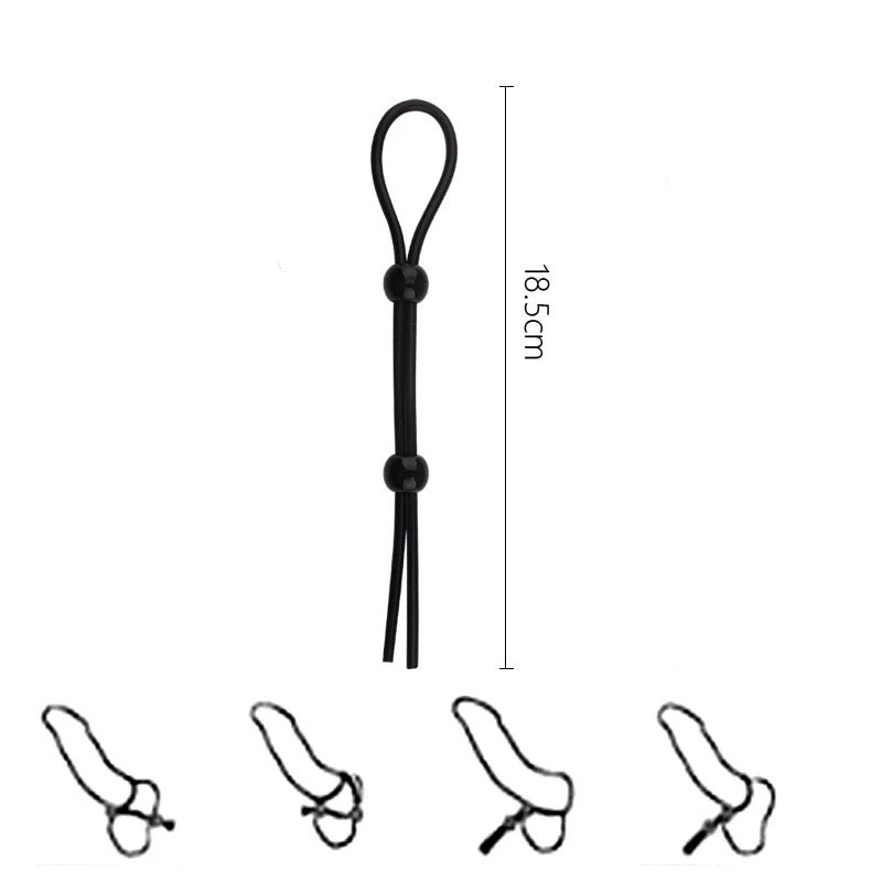 Cockring dây thắt nhựa dẻo - Ảnh 2