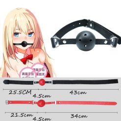 Đồ bịt miệng quả bóng tròn chơi BDSM - Ảnh 3