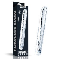 Dương vật giả hai đầu Lovetoy Flawless Clear Double Dildo 12 inch