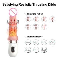 Dương vật giả rung thụt tự động Dibe Cyclone Fire, nhiệt sưởi ấm - Ảnh 2