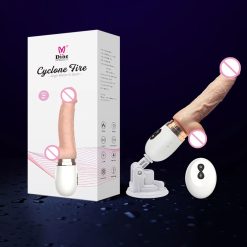Dương vật giả rung thụt tự động Dibe Cyclone Fire, nhiệt sưởi ấm - Ảnh 5