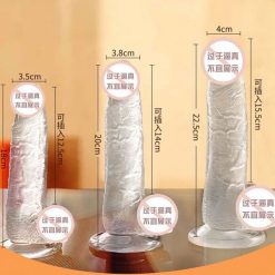 Dương vật giả trong suốt mềm dẻo MizzZee - Ảnh 5