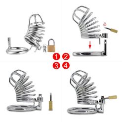 Khóa dương vật bằng inox không gỉ WD - Ảnh 2