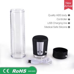 Máy tập tự động tăng kích thước dương vật Penis Pump Powerup - Ảnh 3