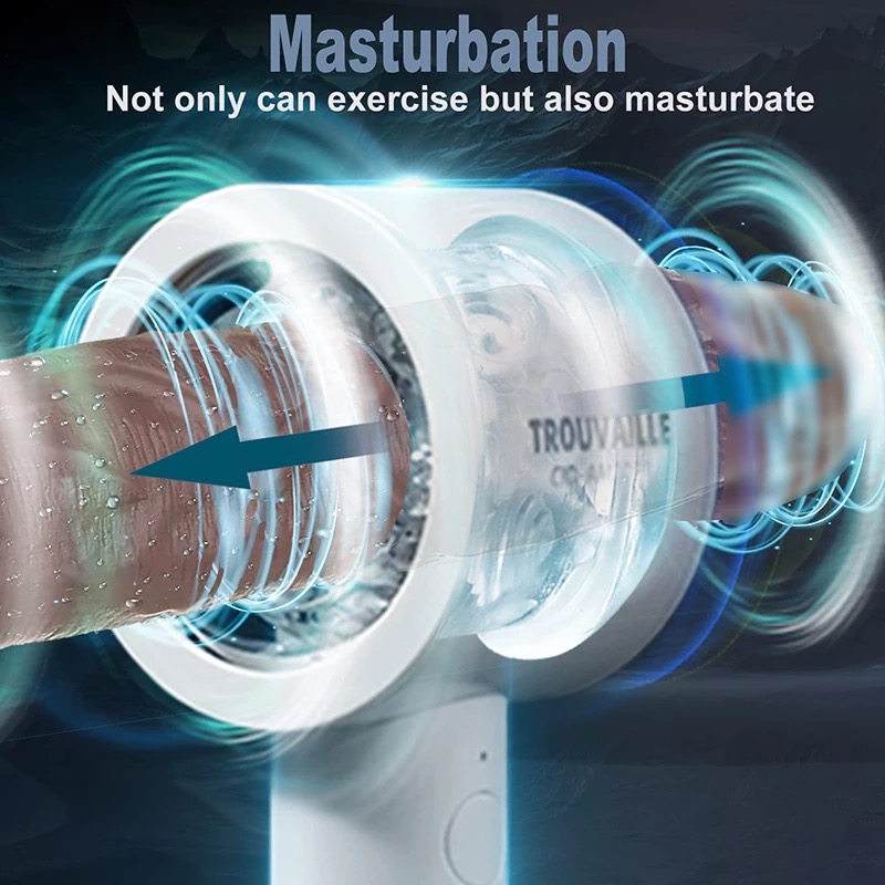 Máy thủ dâm tự động rung thụt xoáy Trouvaille, có đế gắn tường siêu xịn - Ảnh 9