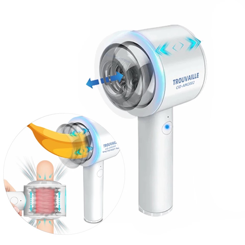 Máy thủ dâm tự động rung thụt xoáy Trouvaille, có đế gắn tường siêu xịn