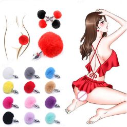 Phích cắm hậu môn đuôi thỏ đỏ - Ảnh 3