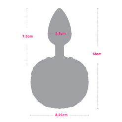 Phích cắm hậu môn đuôi thỏ đỏ - Ảnh 2