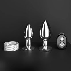 Phích cắm hậu môn inox rung 10 chế độ, điều khiển từ xa - Ảnh 12