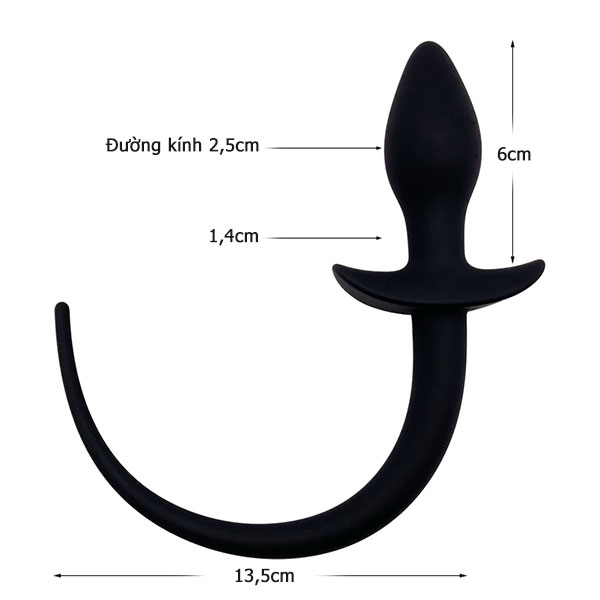 Plug cắm hậu môn đuôi chó chơi BDSM - Ảnh 5