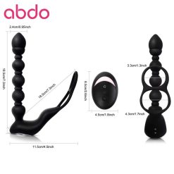 Plug hạt rung massage tuyến tiền liệt nam, có điều khiển từ xa - Ảnh 5