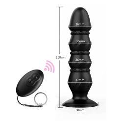 Plug rung hậu môn Prostate Massager điều khiển từ xa - Ảnh 2