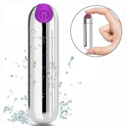 Trứng rung mini hình viên đạn rung 10 chế độ, sạc pin