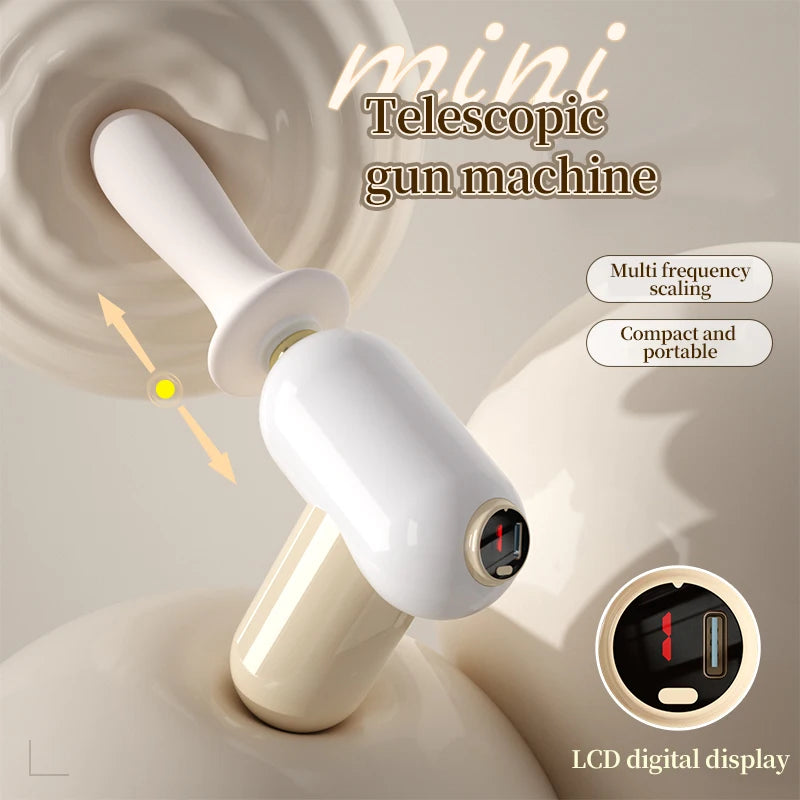 Dương vật súng máy cầm tay Mini Fascial 8 chế độ rung giật - Ảnh 2