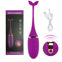 Trứng rung không dây Cá Heo điều khiển từ xa 10 chế độ