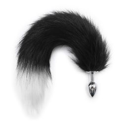 Đuôi cáo SM cosplay đen phối trắng - Ảnh 3