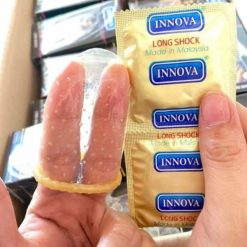 Bao cao su chống xuất tinh sớm Innova đen - hộp 12 cái - Ảnh 3