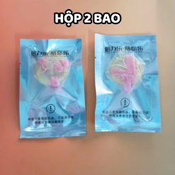 Bao cao su gân gai HBM rồng xanh dương - hộp 2 chiếc - Ảnh 3