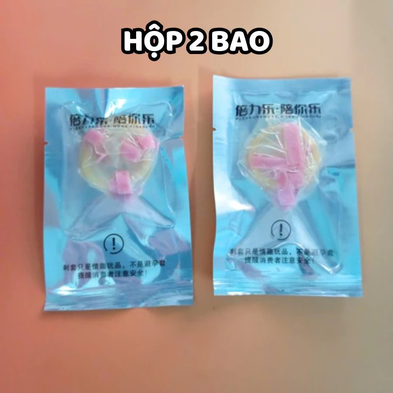 Bao cao su gân gai HBM rồng xanh dương - hộp 2 chiếc - Ảnh 3