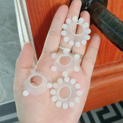 Bộ 4 vòng đeo chống xuất tinh sớm có bi kích thích mạnh - Ảnh 5