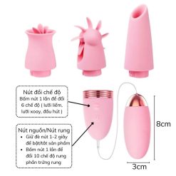 Bộ trứng rung liếm đa năng 4 trong 1 Lilo Lover - Ảnh 8