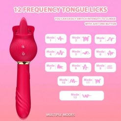 Chày rung thụt hoa hồng kết hợp lưỡi liếm siêu sướng - Ảnh 3
