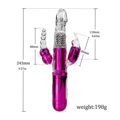 Dương vật giả đa năng Ashura 3 đầu rung ngoáy xoay bi - Ảnh 4