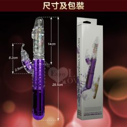 Dương vật giả đa năng Libo rung thụt xoay bi, sạc pin - Ảnh 4