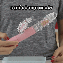 Dương vật giả rung xoay thụt Pink Butterfly 12 chế độ - Ảnh 2
