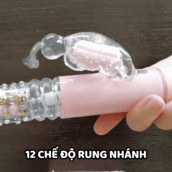 Dương vật giả rung xoay thụt Pink Butterfly 12 chế độ - Ảnh 3