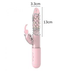 Dương vật giả rung xoay thụt Pink Butterfly 12 chế độ - Ảnh 4