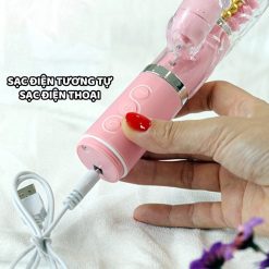 Dương vật giả rung xoay ngoáy Pink Rabbit 12 chế độ - Ảnh 4