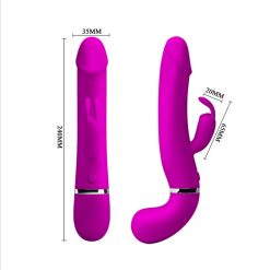 Dương vật giả xuất tinh Pretty Love Henry 12 chế độ rung - Ảnh 6