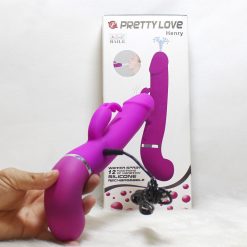 Dương vật giả xuất tinh Pretty Love Henry 12 chế độ rung - Ảnh 11