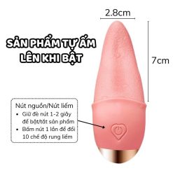 Lưỡi liếm âm đạo Tongue Licking, có toả nhiệt - Ảnh 6