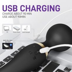 Máy massage hai đầu Stick 10 chế độ kích thích mạnh - Ảnh 7