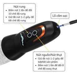 Máy thủ dâm rung xoay thụt tự động Bellucci - Ảnh 6