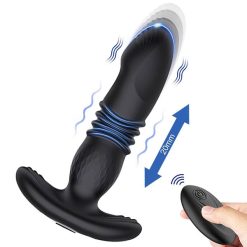 Plug dương vật giả FairyKiss rung thụt 10 chế độ, điều khiển xa
