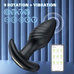 Plug kích thích hậu môn điều khiển bằng app rung lắc 360 độ - Ảnh 2