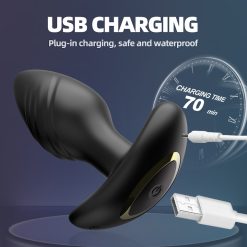 Plug kích thích hậu môn điều khiển bằng app rung lắc 360 độ - Ảnh 4