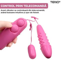 Trứng rung tình yêu cà na 2 đầu gai kích thích mạnh - Ảnh 2